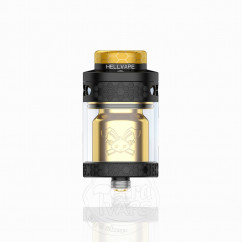 Hellvape Dead Rabbit 4 RTA Tank Atomizer Black Gold