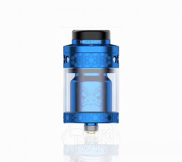 Hellvape Dead Rabbit 4 RTA Tank Atomizer Blue Обслуговуваний бак