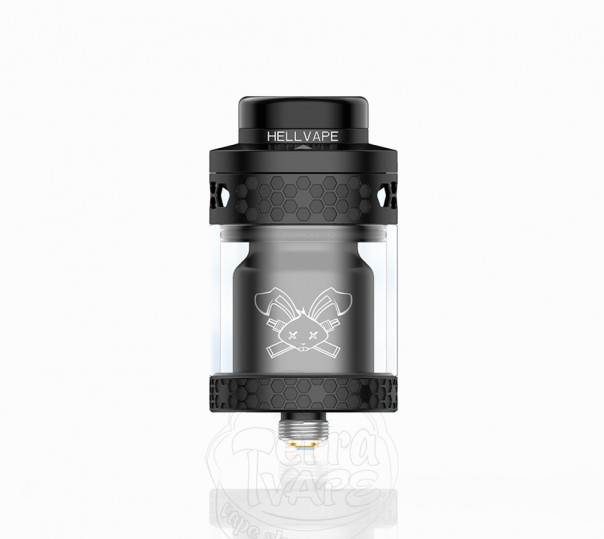 Hellvape Dead Rabbit 4 RTA Tank Atomizer Matte Black Обслуговуваний бак