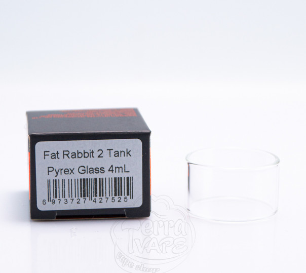 Скло HellVape Fat Rabbit 2 Tank Replacement Glass Tube