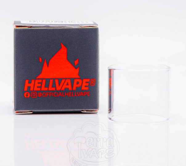 Скло для вейпу Hellvape Fat Rabbit Solo 2 RTA Pyrex Glass