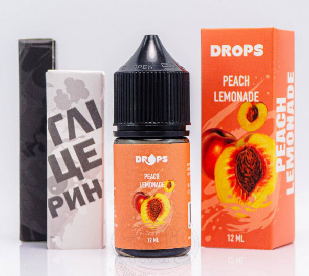 Жидкость Hype Drops Salt Peach Lemonade 30ml 50mg со вкусом персикового лимонада (набор компонентов) Жидкость Hype Drops Salt Peach Lemonade 30ml 50mg со вкусом персикового лимонада (набор компонентов)