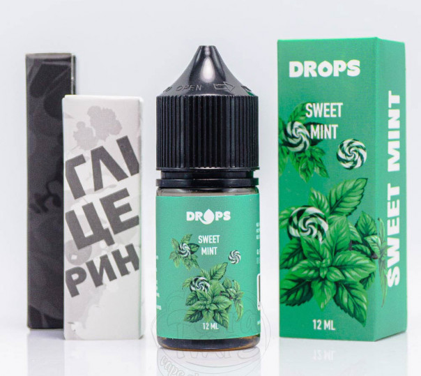 Жидкость Hype Drops Salt Sweet Mint 30ml 50mg со вкусом сладкой мяты (набор компонентов) Жидкость Hype Drops Salt Sweet Mint 30ml 50mg со вкусом сладкой мяты (набор компонентов)