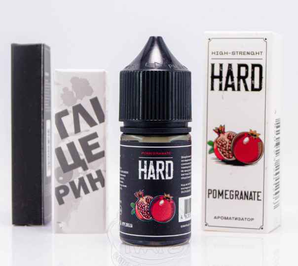 Жидкость Hype Hard Salt Pomegranate 30ml 70mg со вкусом граната (набор компонентов)
