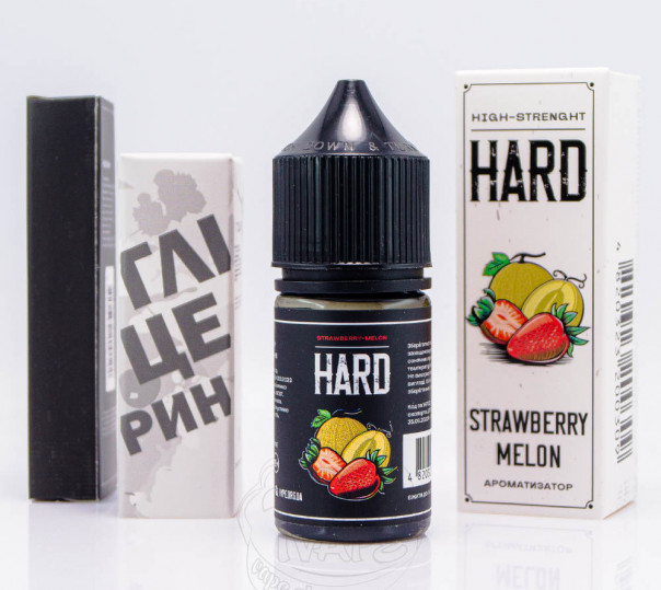 Жидкость Hype Hard Salt Strawberry Melon 30ml 70mg со вкусом дыни и клубники (набор компонентов)