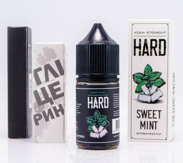 Жидкость Hype Hard Salt Sweet Mint 30ml 70mg со вкусом сладкой мяты (набор компонентов)