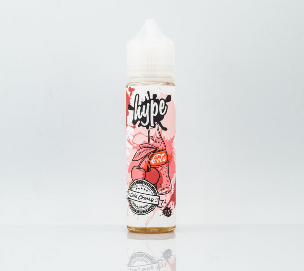 Рідина Hype Organic Cola Cherry 60ml 1.5mg на органічному нікотині зі смаком вишневої Кока-Коли