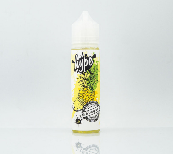 Жидкость Hype Organic Pineapple 60ml 3mg на органическом никотине со вкусом ананаса