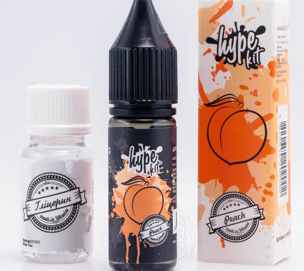 Рідина Hype Salt Peach 15ml 50mg зі смаком персику (набір компонентів)