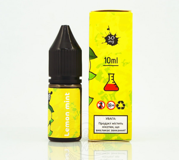 Жидкость Hype Salt New Lemon Mint 10ml 30mg на солевом никотине со вкусом лимона с мятой