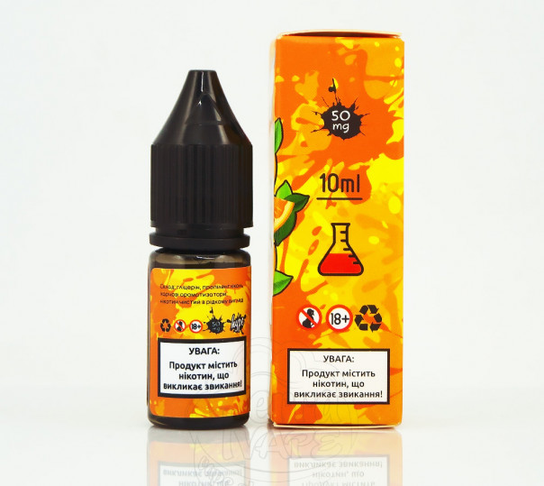 Рідина Hype Salt New Orange Ball 10ml 30mg на сольовому нікотині зі смаком апельсинового тік-таку