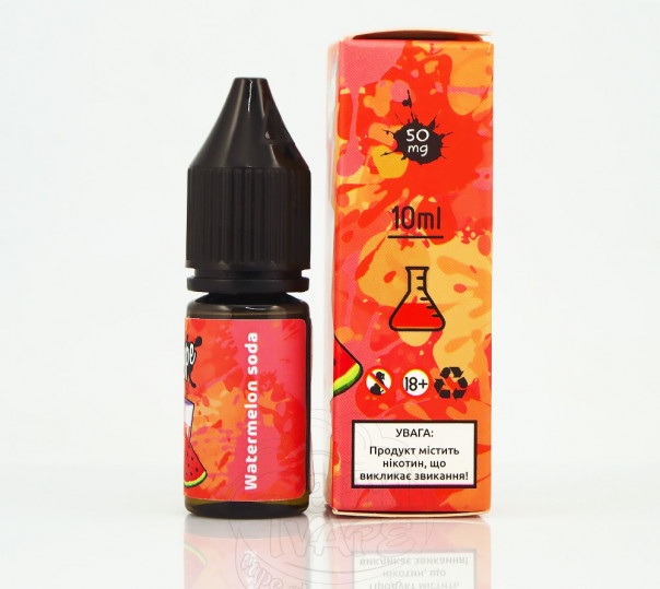 Жидкость Hype Salt New Watermelon Soda 10ml 50mg на солевом никотине со вкусом арбузного лимонада