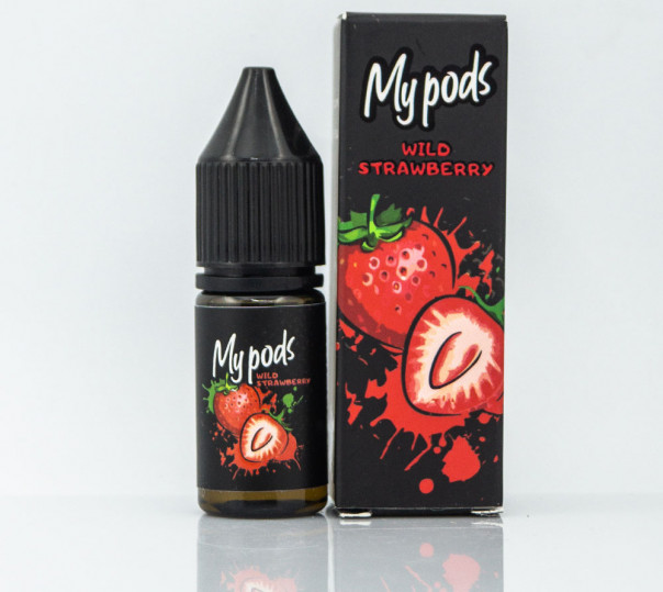 Жидкость Hype MyPods Salt Wild Strawberry 10ml 30mg на солевом никотине со вкусом земляники