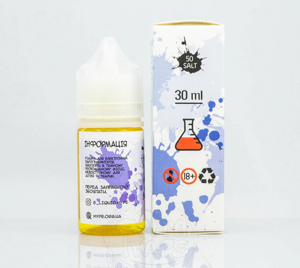 Жидкость Hype Salt Blueberry 30ml 35mg на солевом никотине со вкусом черники