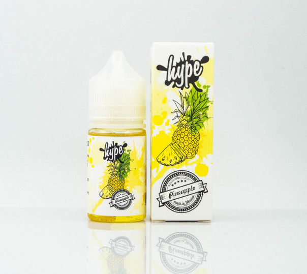 Жидкость Hype Salt Pineapple 30ml 35mg на солевом никотине со вкусом ананаса