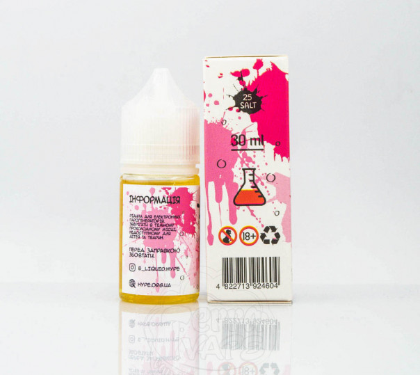 Жидкость Hype Salt Pink Lemonade 30ml 35mg на солевом никотине со вкусом розового лимонада