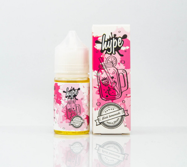 Жидкость Hype Salt Pink Lemonade 30ml 35mg на солевом никотине со вкусом розового лимонада