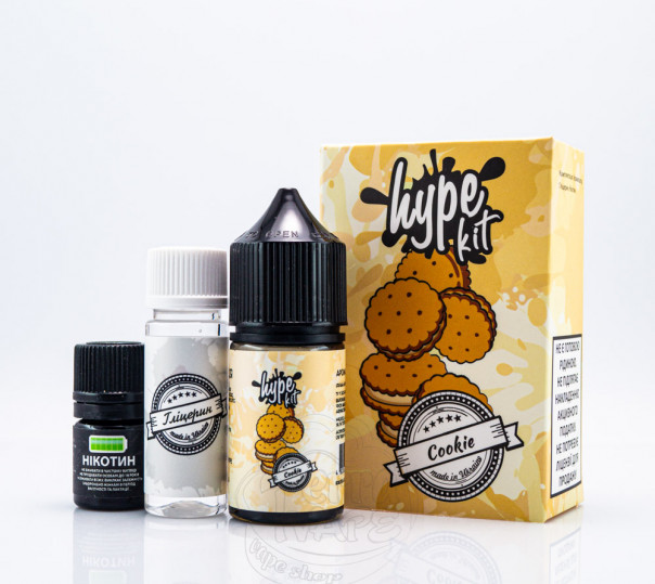 Жидкость Hype Salt New Cookie 30ml 50mg со вкусом печенья (набор компонентов)