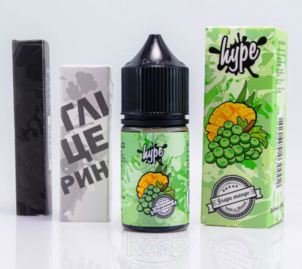 Рідина Hype Salt New Grape Mango 30ml 50mg зі смаком манго та винограду (набір компонентів)