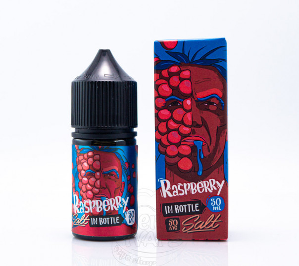 Рідина In Bottle Salt Raspberry 30ml 50mg на сольовому нікотині зі смаком малини