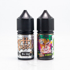 In Bottle Puzzle Salt Peach Pineapple 30ml 30mg