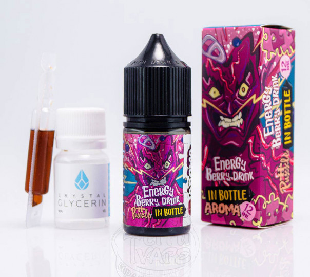 Рідина In Bottle Puzzle Salt Energy Berry Drink 30ml 50mg зі смаком ягідного енергетика (набір компонентів)