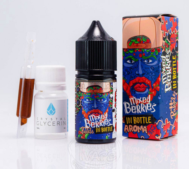 Рідина In Bottle Puzzle Salt Mixed Berries 30ml 50mg зі смаком ягідного міксу (набір компонентів)