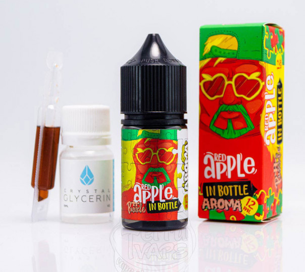 Жидкость In Bottle Puzzle Salt Red Apple 30ml 50mg со вкусом красного яблока (набор компонентов)