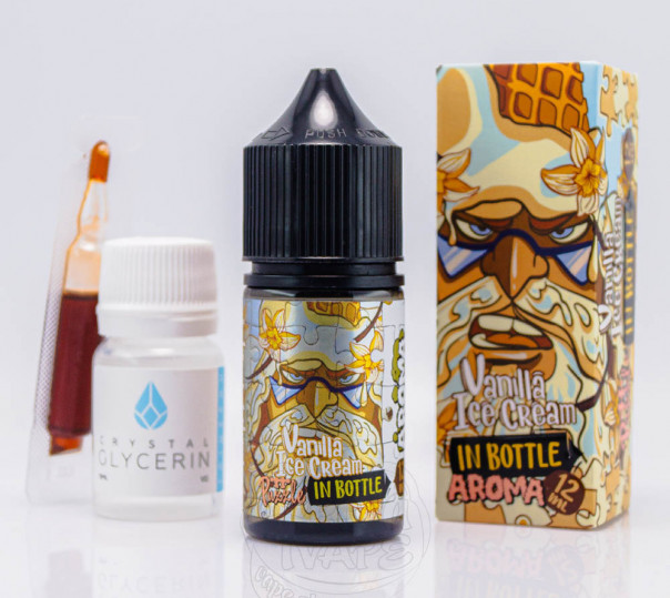 Жидкость In Bottle Puzzle Salt Vanilla Ice Cream 30ml 50mg со вкусом ванильного мороженого (набор компонентов)