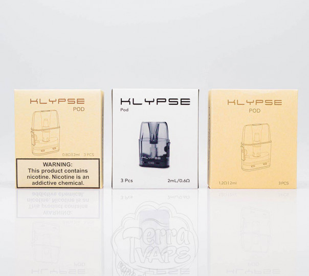 Картридж Innokin Klypse Pod Cartridge 2ml для багаторазової pod-системи Klypse/Zip/ Mecha/Pro Pod Kit