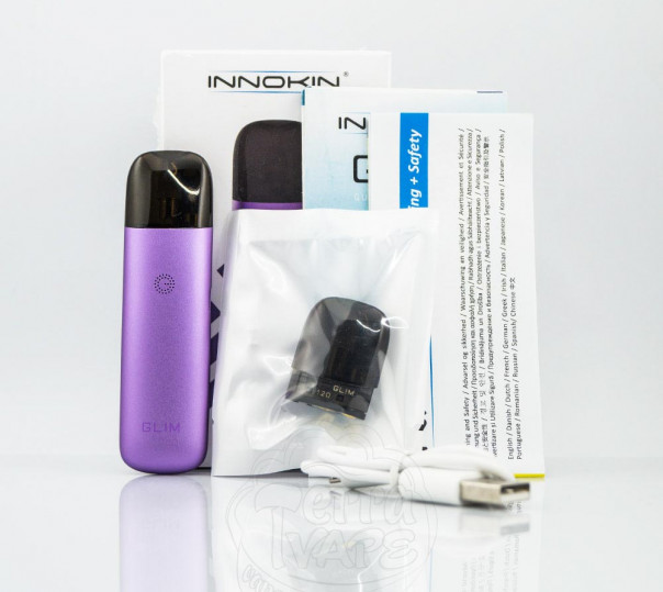 Innokin Glim Pod System Kit 500mAh Многоразовая POD система