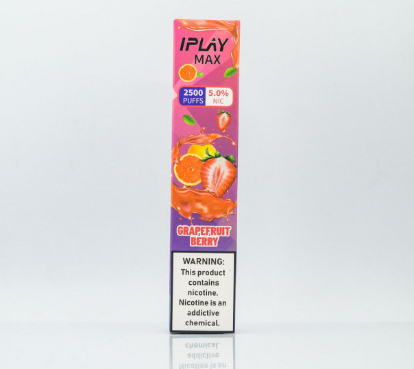 iPlay Max 2500 Grapefruit Berry (Грейпфрут з полуницею) Одноразовий POD