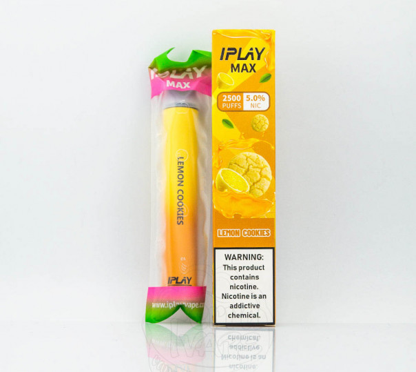 iPlay Max 2500 Lemon Cookies (Лимонное печенье) Одноразовый POD