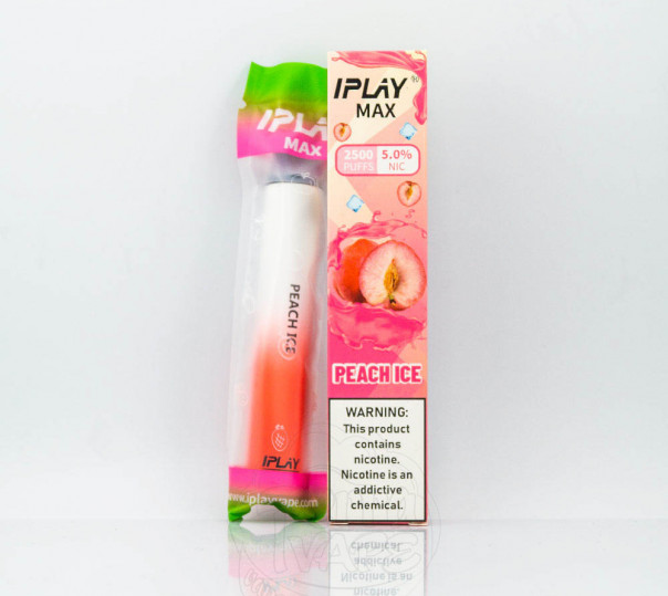 iPlay Max 2500 Peach Ice (Персик з холодком) Одноразовий POD