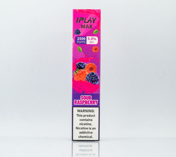 iPlay Max 2500 Sour Raspberry (Кислая малина) Одноразовый POD