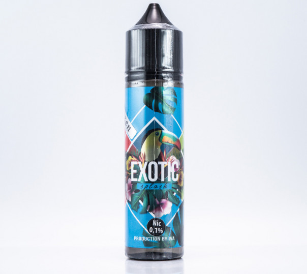 Рідина Iva Organic Exotic Splash FROZEN 60ml 1mg на органічному нікотині зі смаком персика та ананаса з холодком