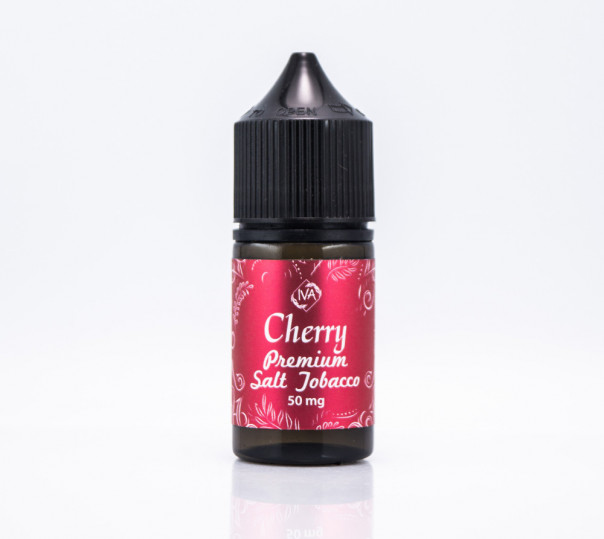 Рідина Iva Salt Tobacco Cherry 30ml 50mg на сольовому нікотині зі смаком тютюну з вишнею