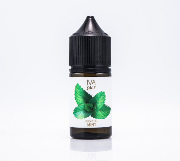 Рідина Iva Salt Mint 30ml 50mg на сольовому нікотині зі смаком м'яти