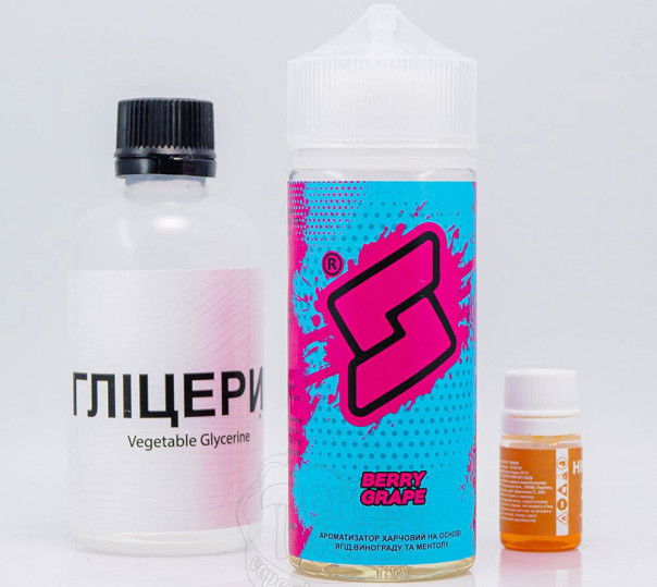 Рідина Bard Organic Berry Grape 120ml 1.5mg зі смаком винограду з холодком (набір компонентів)