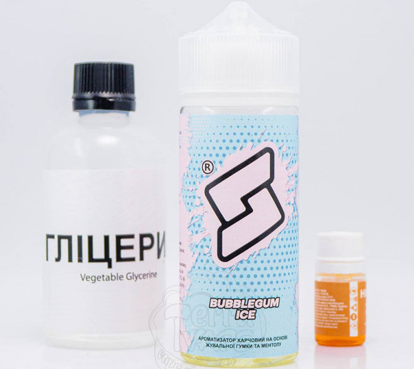 Рідина Bard Organic Bubblegum Ice 120ml 3mg зі смаком жуйки з холодком (набір компонентів)