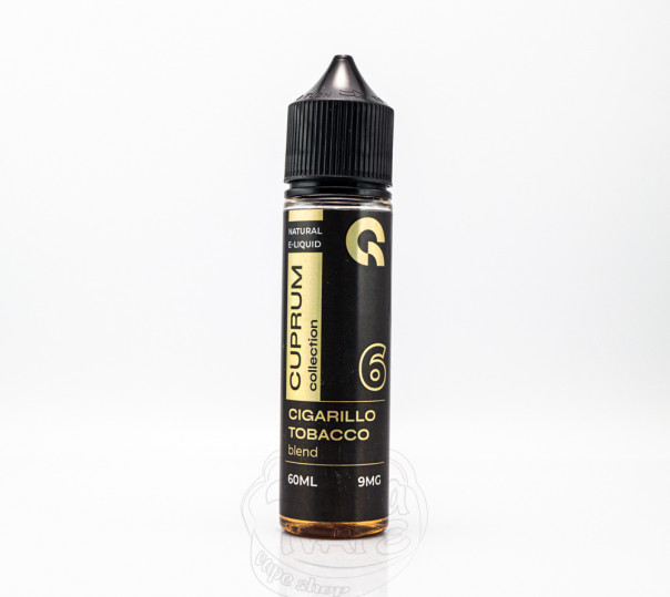 Рідина Cuprum Collection Organic 6 (Cigarillo Tobacco Blend) 60ml 9mg на органічному нікотині зі смаком тютюну