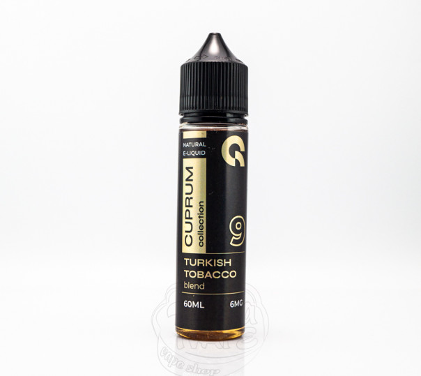 Рідина Cuprum Collection Organic 9 (Turkish Tobacco Blend) 60ml 3mg на органічному нікотині зі смаком тютюну