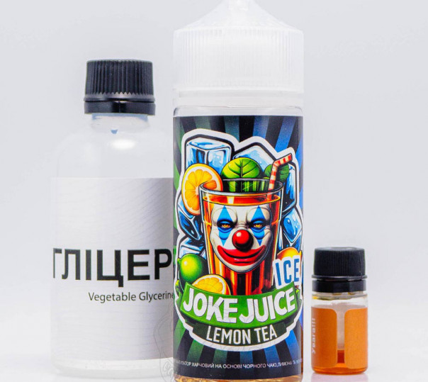 Жидкость Joke ICE Organic Lemon Tea ICE 120ml 0mg со вкусом холодного лимонного чая (набор компонентов)