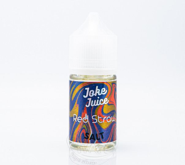 Жидкость Joke Salt Red Straw 30ml 45mg на солевом никотине со вкусом клубники