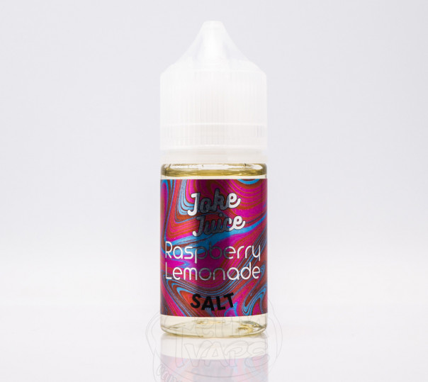 Жидкость Joke Salt Raspberry Lemonade 30ml 25mg на солевом никотине со вкусом малинового лимонада