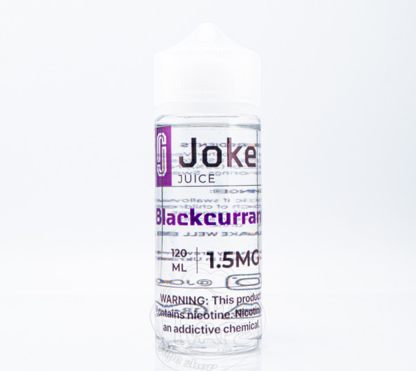 Рідина Joke Organic Blackcurrant 120ml 0mg без нікотину зі смаком смородини