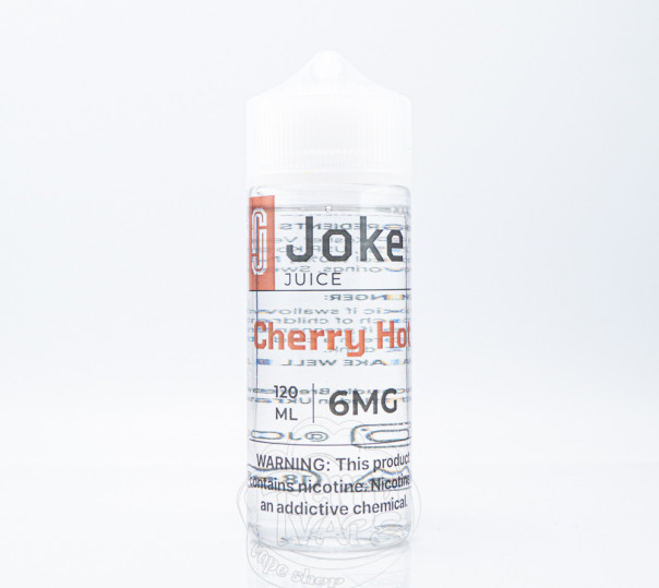 Жидкость Joke Organic Cherry Hot 120ml 6mg на органическом никотине со вкусом вишни