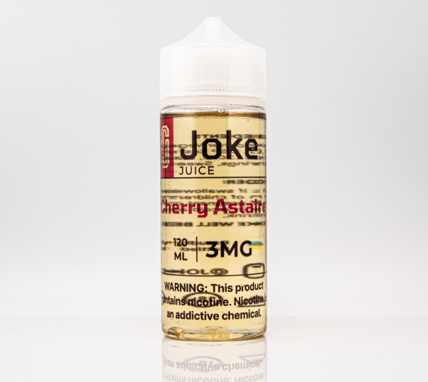 Рідина Joke Organic Cherry Astaire 120ml 6mg на органічному нікотині зі смаком вишні