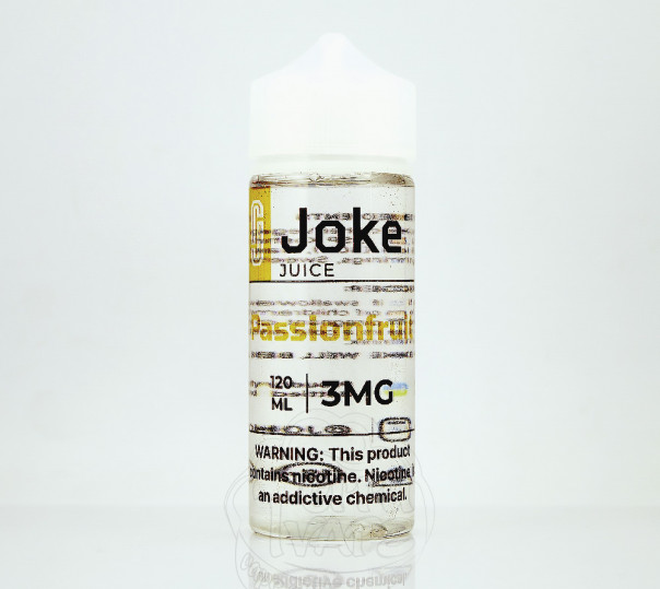 Жидкость Joke Organic Passionfruit 120ml 6mg на органическом никотине со вкусом маракуйи