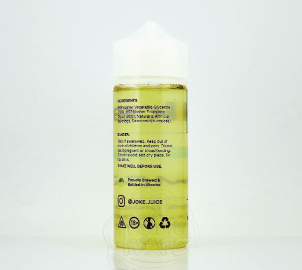 Рідина Joke Organic White Grape 120ml 6mg на органічному нікотині зі смаком білого винограду